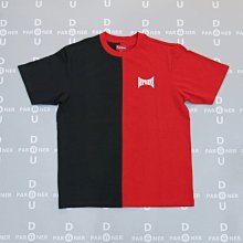 【Dou Partner】 SUPREME FW19 Split S/S Top 拼接 撞色 TEE 黑紅 短袖上衣