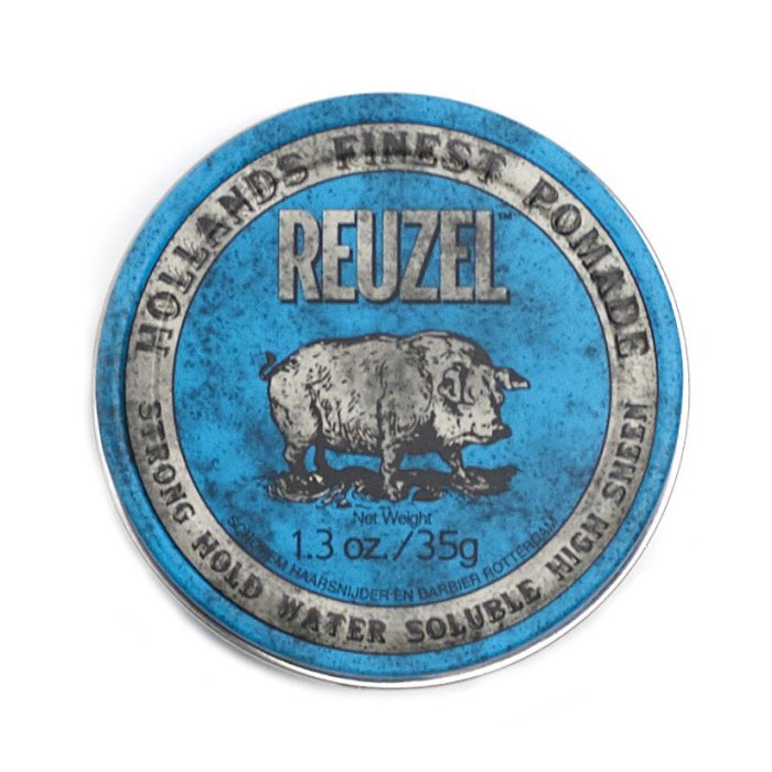 岡山戀香水~REUZEL BLUE Pomade 藍豬超強水性髮油35g~優惠價:300元