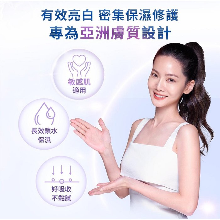 【NIVEA 妮維雅】夜間美白保濕精華乳180ml (美白乳液/美白身體潤膚乳液)【夏沫美妝甄選】