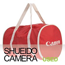 集英堂写真機【全國免運】中古良上品 稀少! CANON 原廠 復古 相機包 收納 手提包 / 紅色 22326