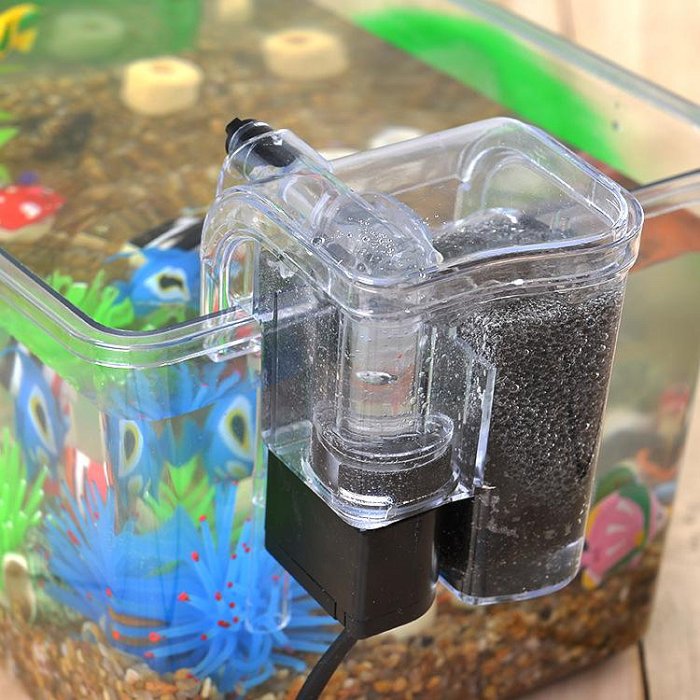 水族箱魚缸過濾器迷你過濾器外掛過濾器水質過濾器DIY魚缸過器