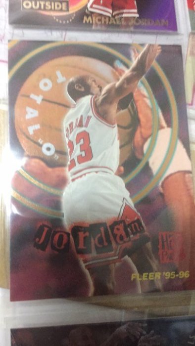 95-96 Fleer Hot Packs Total O Michael Jordan  喬丹  經典   公牛 王朝