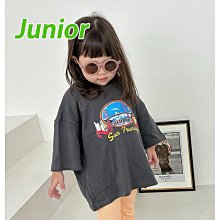 JS~JM ♥上衣(墨色) LOG101-2 24夏季 LOG240514-023『韓爸有衣正韓國童裝』~預購