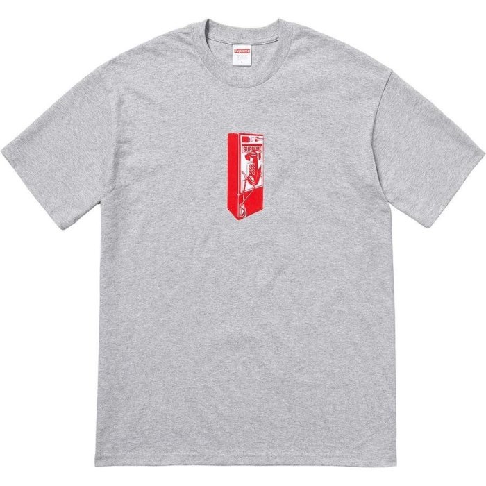 Koala海購 Supreme 18FW Payphone 電話亭 短袖 TEE