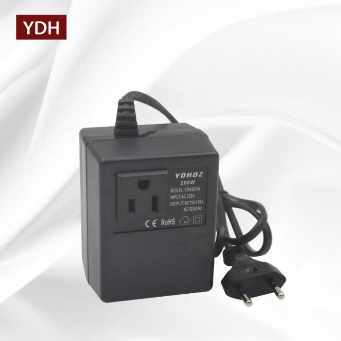 【熱賣精選】遠東航200W220V轉110V電壓的歐標變壓器110V轉220V美標電源轉換器