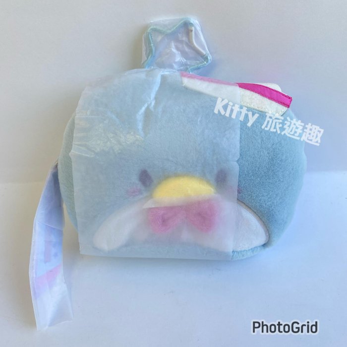 [Kitty 旅遊趣] 酷企鵝 造型包附鎖圈 化妝包 凱蒂貓 收納包 山姆企鵝 美樂蒂 雙子星