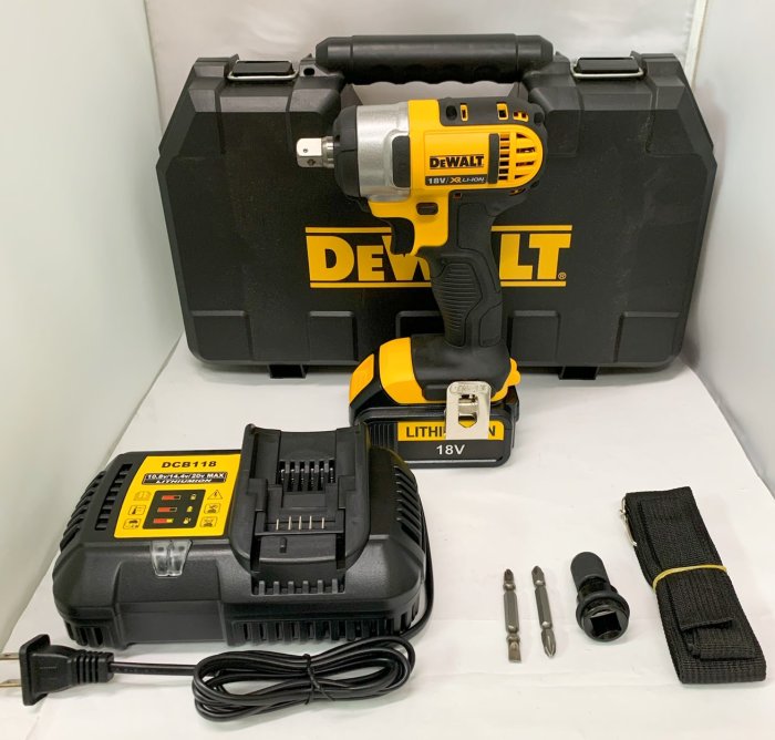 鋰電有刷扳手 得偉 DEWALT DCF880M2 18V單電池 5.0AH/充電式衝擊電動扳手/可拆汽車輪胎/機車傳動