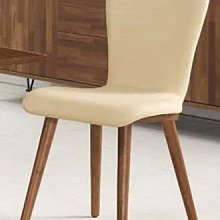【DH】貨號G1019-12商品名稱《爾黛》皮餐椅(圖一)橡木實木骨架。質感一流˙簡約設計˙主要地區免運