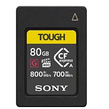 SONY CEA-G80T 80G 80GB 800MB/S CFexpress Type A TOUGH 高速記憶卡