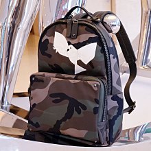 Valentino 汎倫鐵諾 B0840 camouflage print backpack 大型後背包 迷彩鳥 現貨