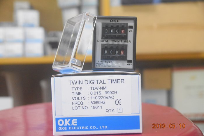 O.K.E 雙調限時繼電器 TDV-NM 雙調計時器 多段式限時繼電器 雙調TIMER 110/220V 共用