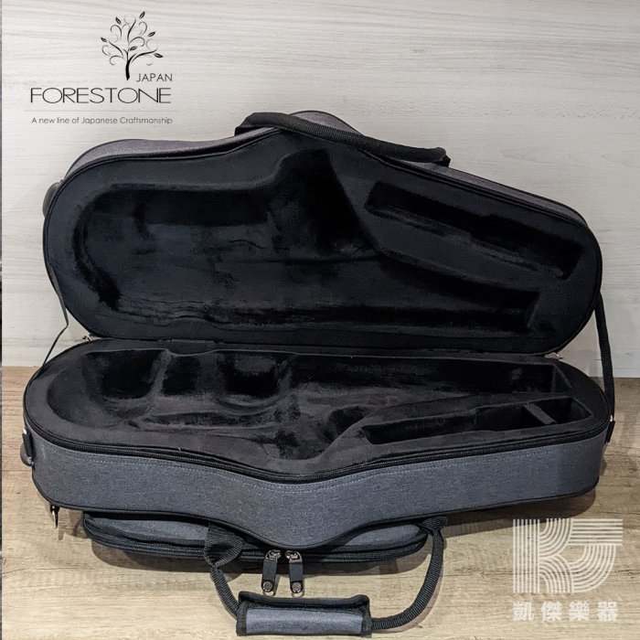 【凱傑樂器】日本 Forestone 輕量 Tenor 次中音 Case 薩克斯風 箱 Sax 樂器箱