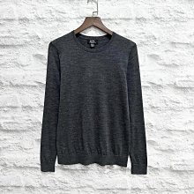 Maple麋鹿小舖 美國購買 LORD&TAYLOR  灰色薄羊毛衣100%MERINO WOOL＊ ( 現貨PM號 )