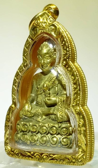菩多佛教文物N8-瓦帕息拉達納瑪哈踏寺2545~2548加持3年那瓦合金藥師佛-編號107