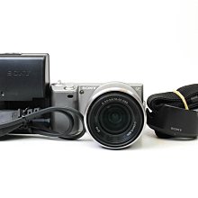 【台南橙市3C】 Sony NEX 5 銀 + 18-55mm 單鏡組 二手 單眼相機 #83377