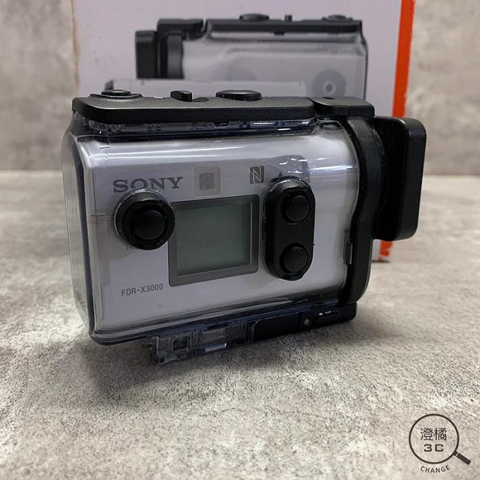 『澄橘』SONY FDR-X3000 4K 運動 攝影機 白 二手 中古《歡迎折抵 相機租借 攝影機租借》A65249