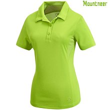 山林 Mountneer 31P28-69果綠 女款透氣吸濕排汗POLO衫 抗UV 喜樂屋戶外休閒