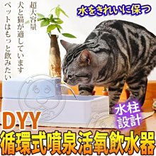 【🐱🐶培菓寵物48H出貨🐰🐹】DYY》寵物自動循環式噴泉活氧飲水器大容量特價499元(適合多貓咪)(蝦)