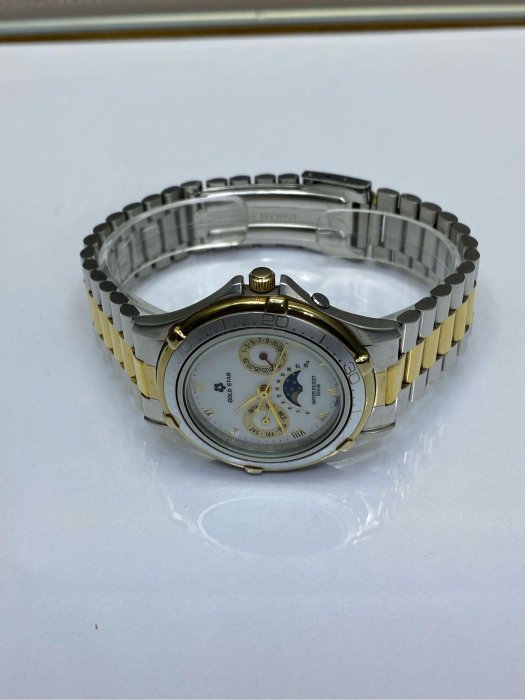 GOLD STAR_豪邁錶 瑞士機芯月相多功能男錶