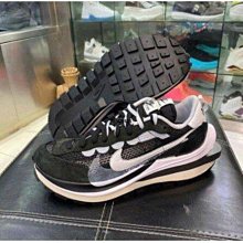 【正品】sacai x nike vaporwaffle 黑白 cv1363 001 解構 網面 透氣 男女潮鞋