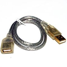 小白的生活工場*USB2.0鍍金A公A母 50cm  (US0052)~~現貨