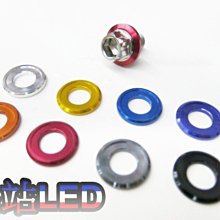 《晶站》重機前移用後照鏡螺絲 裝飾螺絲 白鐵+陽極墊片 M10 15mm P1.25 正牙 內外六角皆可固定 T