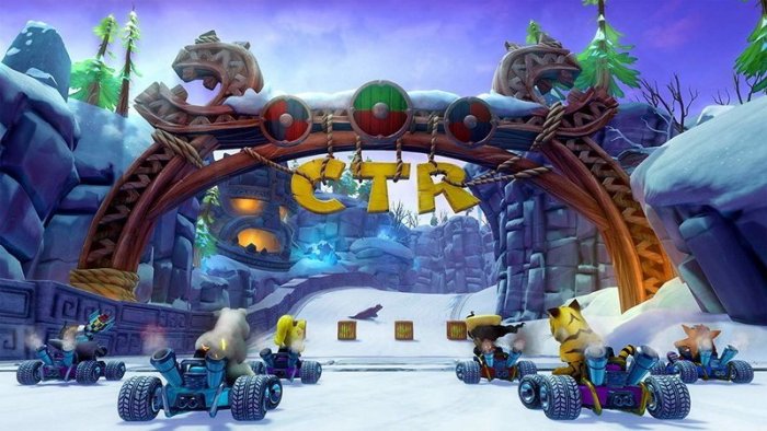 【全新未拆】PS4 袋狼大進擊賽車 氮氣爆衝 大野狼 CRASH TEAM RACING 英文版 【台中恐龍電玩】