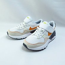 NIKE AIR MAX SYSTM PS 中童 休閒鞋 DQ0285109 氣墊 緩震 白x橘【iSport愛運動】