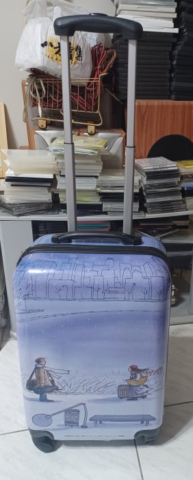 ╭㊣ 二手 20 吋 幾米 天空藍 硬殼 旅行箱 / 登機箱 / 行李箱 / 背包 / 書包 特價 $699 ㊣╮