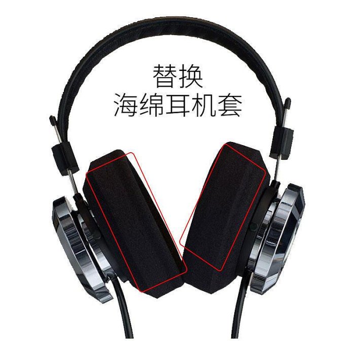 適用于GRADO歌德PS1000 GS1000I RS1I RS2I耳機海綿套耳罩耳機套