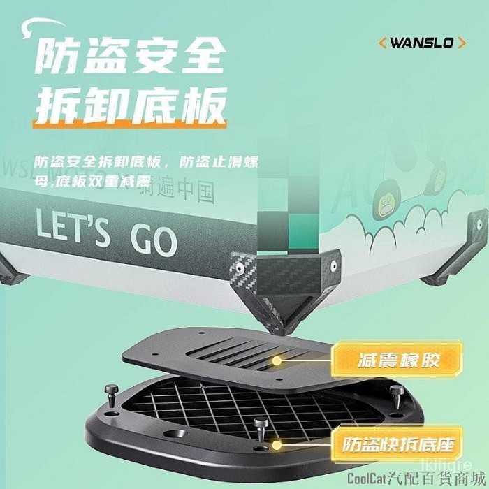 Cool Cat汽配百貨商城【熱銷】【低價促銷】大號機車後尾箱超大容量電動車後備箱小牛工具尾箱通用非鋁合金