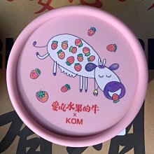 =海神坊=台灣製 KOM 聯名款 12cm 水果牛矽膠隔熱碗 兒童碗彩色碗湯飯碗幼稚園學習碗#316 附蓋+匙 0.3L