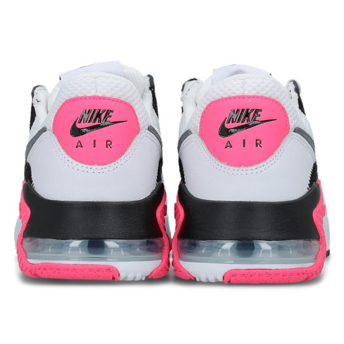 =CodE= NIKE W AIR MAX EXCEE 透氣網布皮革慢跑鞋(白黑桃紅) CD5432-100 90 女男