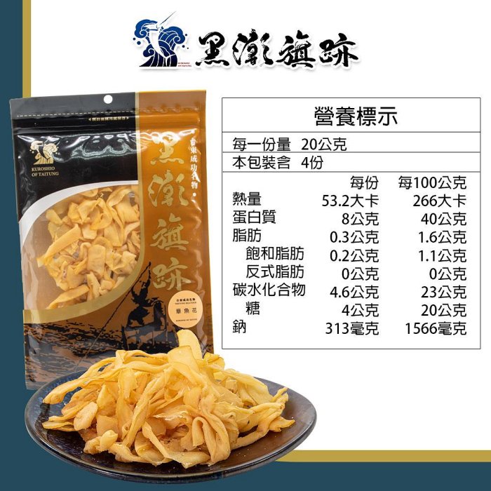 【停不下來的美味】新港區漁會 章魚花80g 黑潮旗跡 台東成功名物 老少咸宜 美味營養 佐餐品酌 章魚薄片 章魚花片