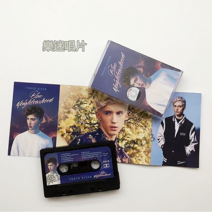 時光書 戳爺Troye Sivan Blue Neighbourhood Bloom全新未拆兩盤磁帶 錄音帶