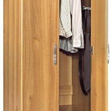 [家事達] 台灣OA-603-7白胡桃木色雙門衣櫃 衣櫥 特價