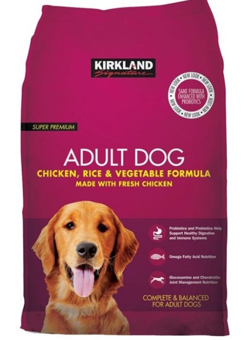 《好市多COSTCO 網路線上代購》Kirkland Signature 科克蘭 雞肉&米配方乾狗糧 12公斤