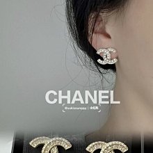 Chanel A86504 earrings 大水鑽 CC 耳環