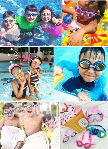 美國Bling2o 兒童造型泳鏡 華麗睫毛粉色(853992005948) 845元