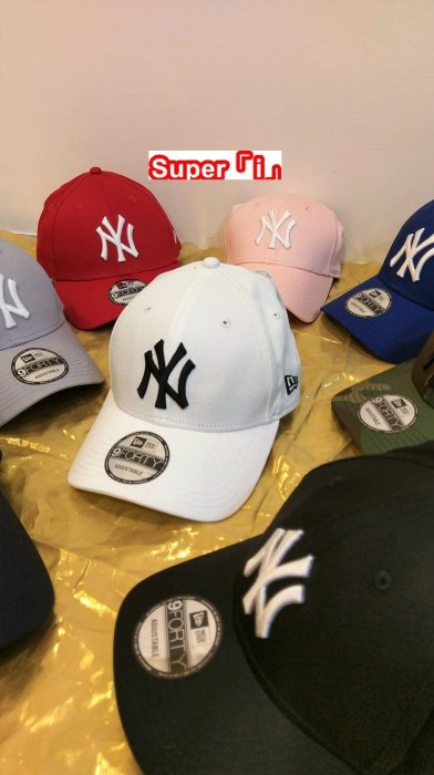 「i」【現貨】New Era 9Forty NY 紐約洋基 可調節鐵扣 刺繡Logo 彎帽 棒球帽 鴨舌帽 老帽 男女