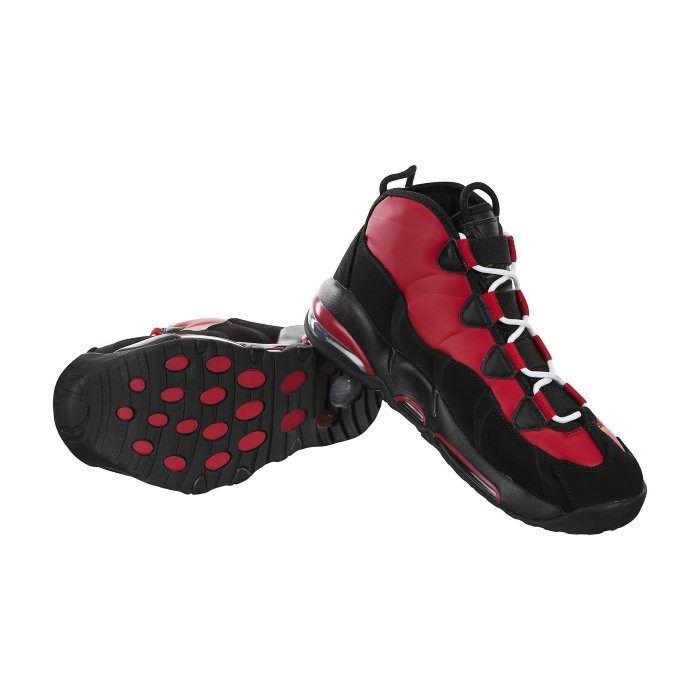 =CodE= NIKE AIR MAX UPTEMPO 95 皮革籃球鞋(紅黑)CK0892-600 PIPPEN 預購