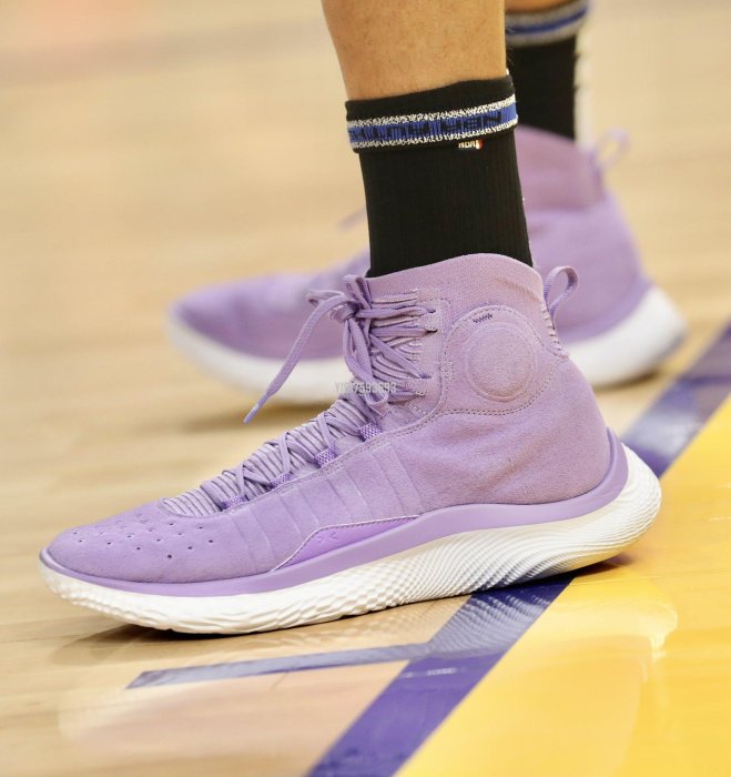 Under Armour Curry 4 Flotro 紫色總決賽庫里4代文化籃球鞋男鞋| Yahoo