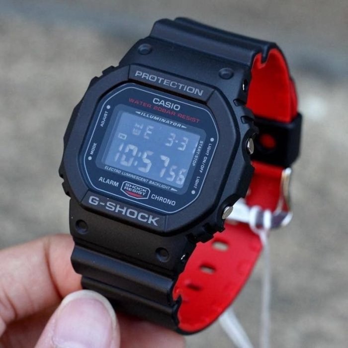 ＊夢幻精品屋＊CASIO卡西歐 G-SHOCK 絕對強悍防水200米 DW-5600HR-1 附CASIO原廠保證書