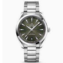 現貨可自取 OMEGA 220.10.41.21.10.001 歐米茄 AQUA TERRA手錶 41mm 海馬150 綠面盤鋼錶帶