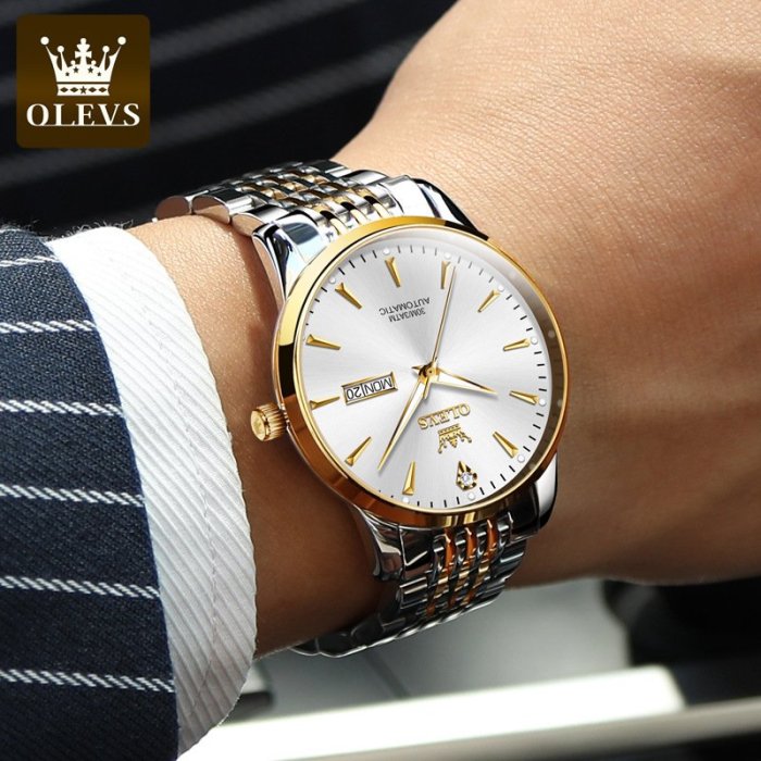 【6635】明星代言歐利時品牌手錶全自動機械錶防水男士手錶男錶