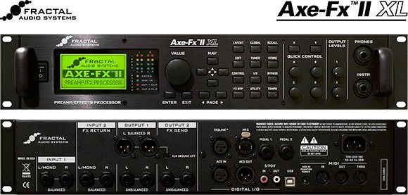 立昇樂器Fractal Audio Axe-Fx II XL+ RACK式錄音室等級綜合效果器