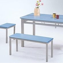 [ 家事達]台灣 【OA-Y305-8/7/9】 4尺藍色檯面602餐桌椅組(藍色檯面板/烤銀) 特價---限送中部