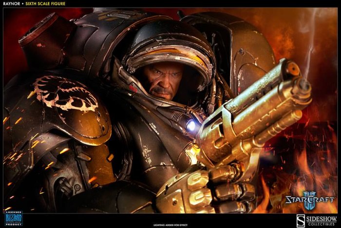 金錢貓雜貨 全新 Sideshow 1/6 Starcraft 2 星海爭霸2 Jim Raynor 吉姆 雷諾