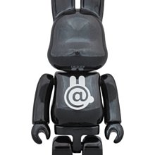 【日貨代購CITY】MEDICOM TOY R@BBRICK CHROME Black 100% 限定 金屬 黑 現貨