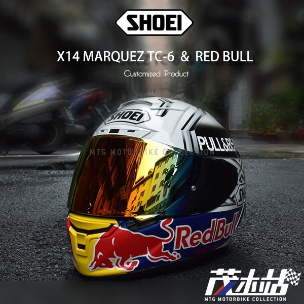 ❖茂木站 MTG❖ SHOEI Arai AGV SHARK HJC 客製化彩繪 紅牛 RED BULL MONSTER